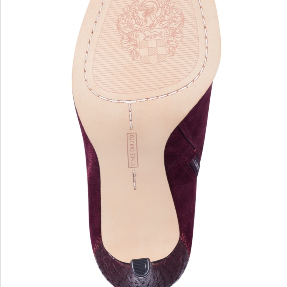 Knee High Patchwork Leather Boot - image 7